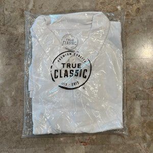 NEW/ NEVER OPENED - True Classic White Polo Shirt (X-Large)